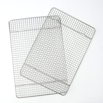 Spring Chef 10" x 15" Stainless Steel Cooling Rack for Baking, Set of 2 - size: 10"x15", style: 2 Pack
