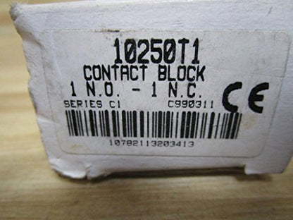 Cutler Hammer 10250-T1 Contact Block 1NO 1NC