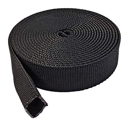 Electriduct 1.25" Nylon Protective Hose Sleeve - 25 Feet - Black - size: 1.25 Inch - 25 Feet