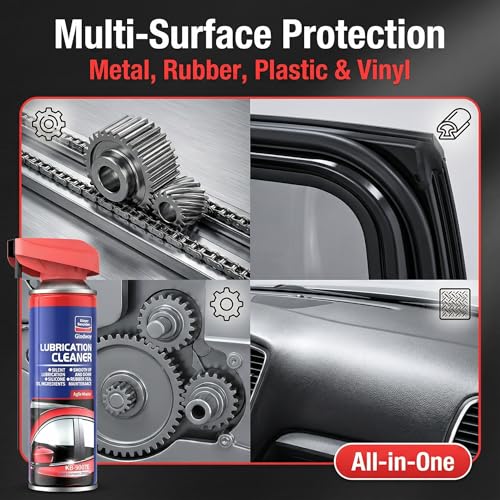Glodway Garage Door Lubricant Spray,High Performance Fast Drying Grease for Metal Parts,Sliding Door Tracks,Locks,Hinges,Chains,No Sticky Residue,Long Lasting Protection,7 OZ，3 Pack - size: 3 Pack
