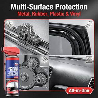 Glodway Garage Door Lubricant Spray,High Performance Fast Drying Grease for Metal Parts,Sliding Door Tracks,Locks,Hinges,Chains,No Sticky Residue,Long Lasting Protection,7 OZ，3 Pack - size: 3 Pack