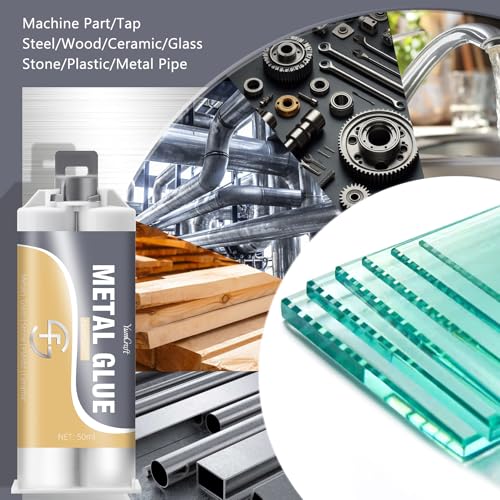 Metal Glue, 3.4oz 2 Part AB Epoxy Resin Repair Heavy Duty for Bonding