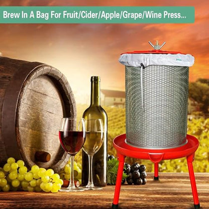 Brew Bag Reusable 4 Pack 22"×26" 250 Micron Fine Mesh Bag for Beer - size: 4 pack-22"×26"