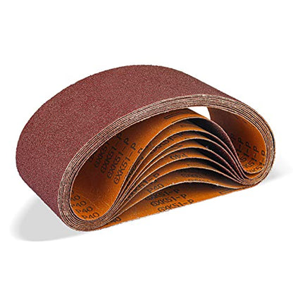 Sanding Belt 4 x 24 Inch,Belt Sander Belts 40 Grits,Best for Sanding Wood,Metal and Paint(10 Pack) - size: 40 grit