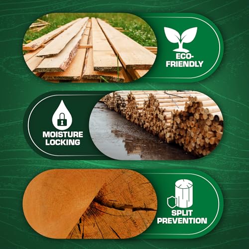 ANCHORSEAL 2 Log and Lumber End Grain Sealer, Prevents Checking, 1 Gallon - size: 1 Gallon