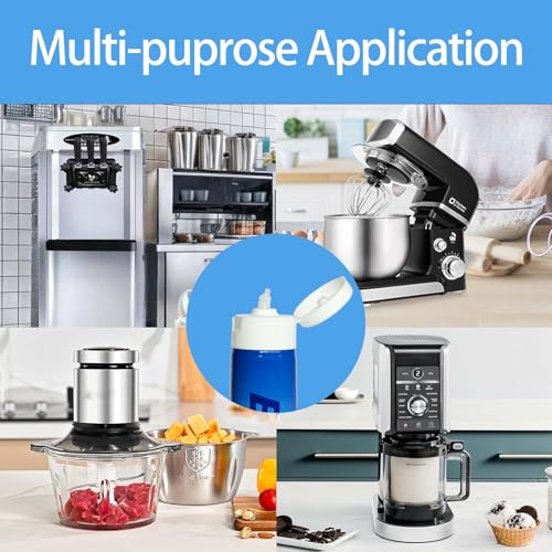 BX-303 FM Multi-Purpose Food Grade White Lubricating Grease (113g/4oz) - NSF & Halal Certified, High/Low Temperature, Anti-Noise for Ice Cream Machines, Stand Mixer Bearings & Gears (-20°C to 200°C)