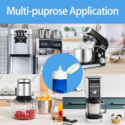 BX-303 FM Multi-Purpose Food Grade White Lubricating Grease (113g/4oz) - NSF & Halal Certified, High/Low Temperature, Anti-Noise for Ice Cream Machines, Stand Mixer Bearings & Gears (-20°C to 200°C)