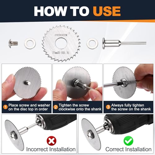 Cutting Wheel Set 2Pcs 1.26" 32mm Diameter HSS Circular Saw Blades - color: Silver, size: 1.26"(32mm) Diameter, 0.13"(3.2mm) Round Shank
