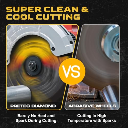 14" Metal Cutting Blade for Chop Saw, Carbide-Tipped TCT Blade, 72-Tooth
