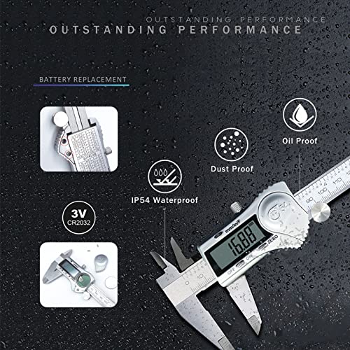Digital Caliper Micrometer Measuring Tool, 6 Inch /150mm
