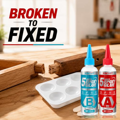 250 ml Two-Component Epoxy Glue, 5 Minutes Epoxy Glue