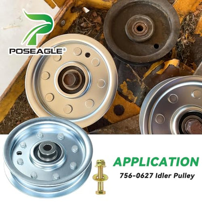 756-0627D Idler Pulley for Cub Cadet LT1045 LT1046 LT1018 Tractors - size: 1x756-0627D