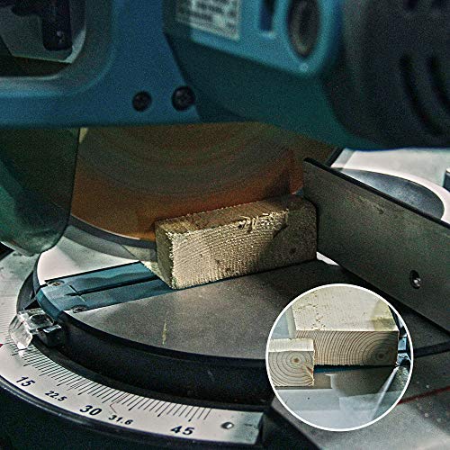 Luckyway 12 Inch Miter Saw Blades 32T General Purpose & 80T Fine Finish with 1 Inch Arbor TCT (Tungsten Carbide Tipped) Saw Blade for Cutting Wood 2-Pack - size: 12" / 32T&80T, style: 12 Inch