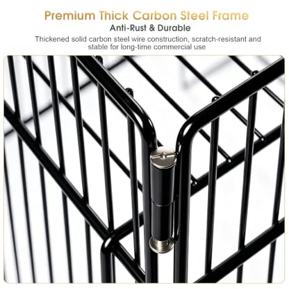 Carbon Steel Wire Dump Bin Storage Rack, 32*24in Height 50lbs Load Capacity