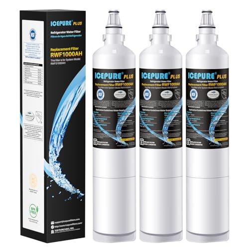 ICEPURE PLUS 9990 NSF 53&42 Cert. Replacement for LG LT600P Filter,3PACK - style: Heavy Metals Removal