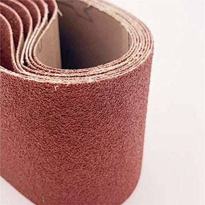 4 x 21 Inch Belt Sander Sanding Belt 80 Grit,12 Pack - color: 80 Grit, size: 4x21in
