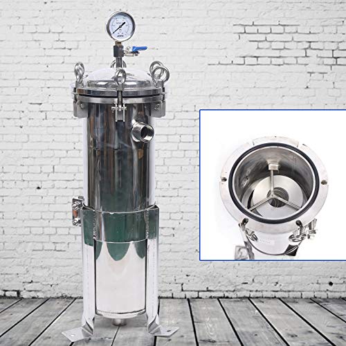 Bag Filter Housing, 1" NPT Heavy Duty Water High Flow Bag Filter - size: 1.4 SQ FT