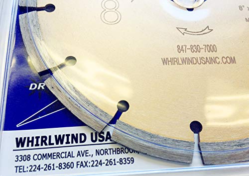 8 Inch General Purpose Segmented Diamond Power Saw Blade - size: 8" LSS