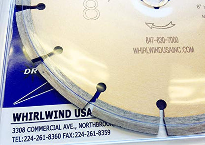 8 Inch General Purpose Segmented Diamond Power Saw Blade - size: 8" LSS
