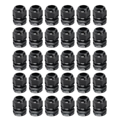 30 Pcs 1/2" NPT Cable Gland 6-12mm Waterproof IP68 Nylon PA66 Connector - size: NPT 3/4" Spring(6Pcs)