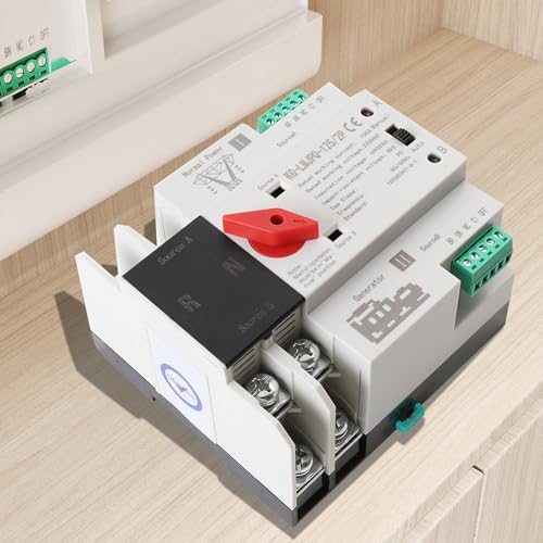 2P 100A Dual Power Automatic Transfer Switch, 220V - size: 2P 100A 220V