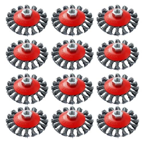 Wire Wheel for Angle Grinder for 4-1/2" Angle Grinder with 5/8"-11 Arbor