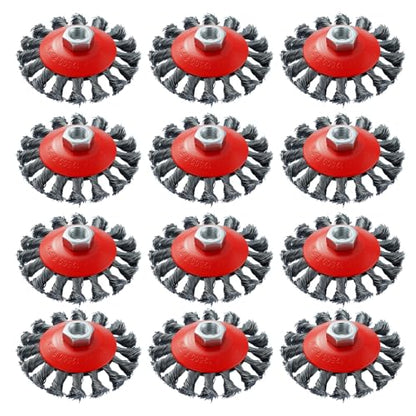 Wire Wheel for Angle Grinder for 4-1/2" Angle Grinder with 5/8"-11 Arbor
