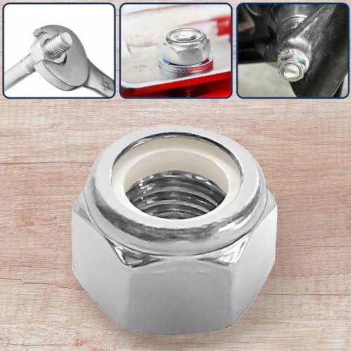 SAE Lock Nut Assortment Kit 113Pcs, #6-1/2 Stainless Locking Nut - size: SAE Locknuts, 113 Pcs
