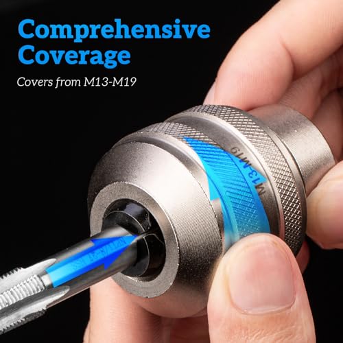 Adjustable Tap Socket Set for Ratchet Wrench 1/4" 3/8" 1/2" Drive