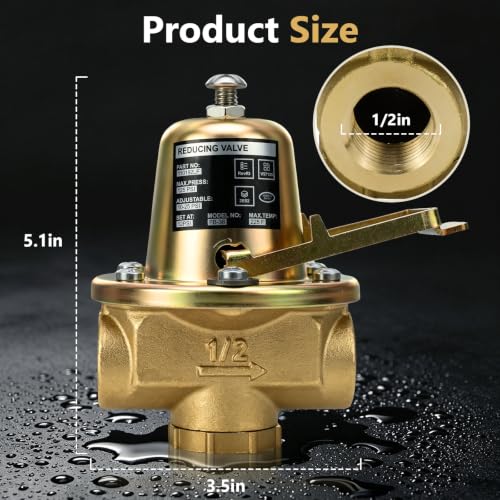 110192 FB-38 1/2" Boiler Pressure Reducing Valve with Fast Fill Function