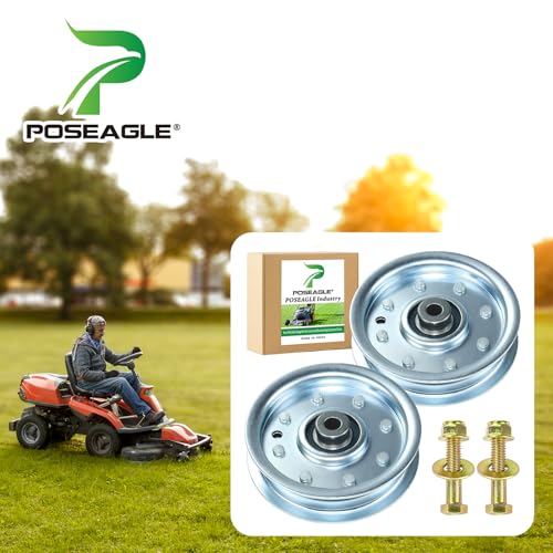 2 Pack 756-0627D Idler Pulley for Cub Cadet LT1045 LT1046 Tractors - size: 2x756-0627D