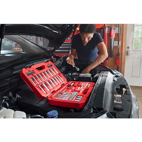 CRAFTSMAN Mechanics Tool Set, 3/8 Inch Drive, 61 Piece (CMMT45161) - size: Pack of 1