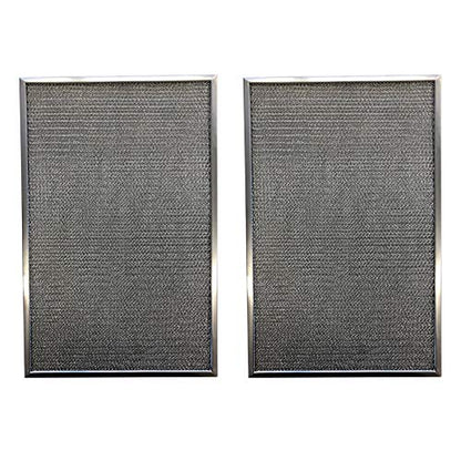 Replacement Aluminum Pre/Post Filter- 9-7/8 x 15-7/8 X 1/4 - Compatible with Honeywell Air Cleaner Models F300E1001 F300A1620 F50F1146 - (2-Pack) - size: 9-7/8" x 15-7/8" X 1/4" (Pack of 2)