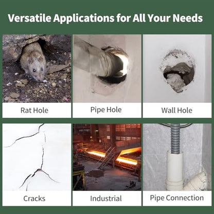 Waterproof Sealant Mastic,Pack of 10 White Seal Putty Waterproof Duct Seal Repair Sealing Clay, Quick Mending Mud for Drain Connection, Wall Hole, Air Conditioning Hole Seal Putty (10-White) - color: 10-White