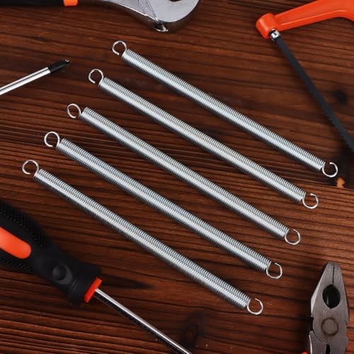 12 Pcs Extension Spring, 3/8 x 6-1/2 Inch, 0.047 Inch Spring Dual Hook Ends