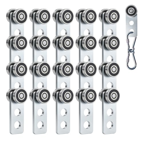 2 Wheel Trolley Assembly Rollers.Two Bearing Trolley Assembly.The top of the Trolley has Room for Set Screws, Allowing the use of a 1-5/8" high Strut Channel - style: E-2Wheel Trolley 20pcs