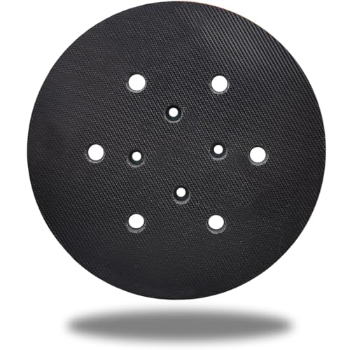 6 Inch 6 Hole Replacement Sander Pad for Ridgid R2611 Random Orbit Sander- 6” Hook and Loop Sanding Pad for Power Sander
