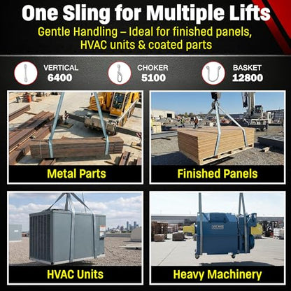 Chenango Supply Eye & Eye 2 Ply Rigging DD Slings - size: 2" x 20'