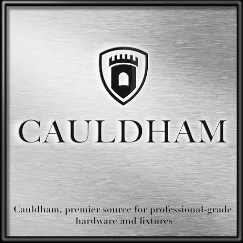 Cauldham Black Wood Screws #9 x 1 Inch for Door Hinges - 25 Pack - color: Black
