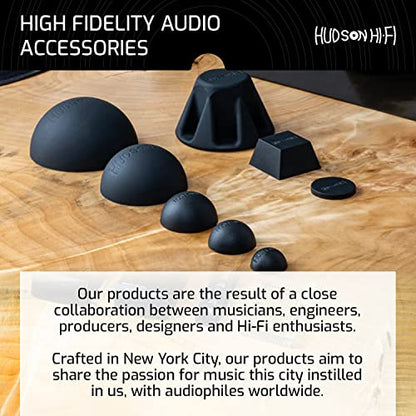 .75" Platinum Silicone Speaker Isolation Pads - 16-Pack Non-Skid Speaker Pads with Adhesive, Speaker Isolation Feet for Record Player Isolation - Turntable Feet and Subwoofer Isolation Pad - 20 Duro - size: .75\" Hemisphere
