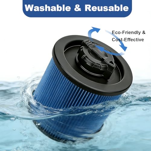 2 Pack DXVC4002 Cartridge Filters for DEWALT DeWalt Wet/Dry Vac Cleaner