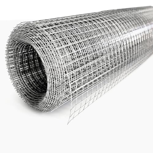 Stainless Steel Welded Wire Mesh 1/4 Inch Completely Welded Hardware Cloth - size: 15.7" X 118",1ROLL