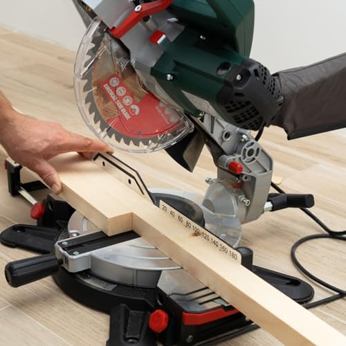 8-1/4 Inch Circular Saw Blade, 60-Tooth Carbide-Tipped Ultra-Fine Finish Professional Woodworking Blade for Smooth Cuts Compatible with Miter & Table Saws