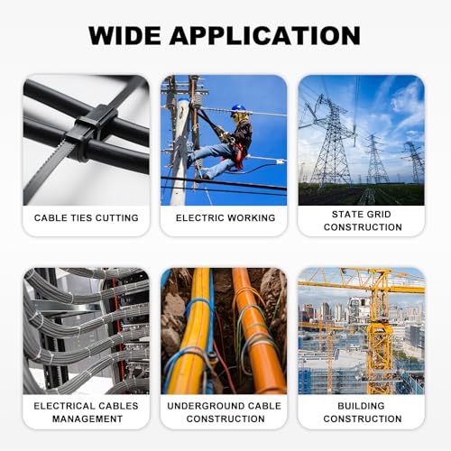 JIOUXIP Zip Tie Tool, Tensioning and Cutting Tool for Fastening and Cutting Plastic or Nylon Cable Tie, Cable Tie Gun for Cable Management, Zip Tie Tightener with Ergonomic and Portable Design
