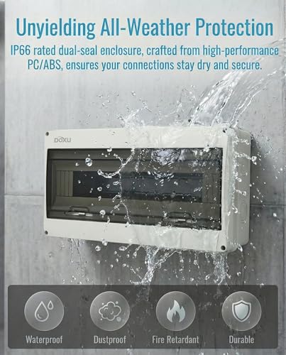18 Way HT Circuit Breaker Box, Distribution Protection Box - size: 18Way-363x200x110 MM+H54 Copper Busbar