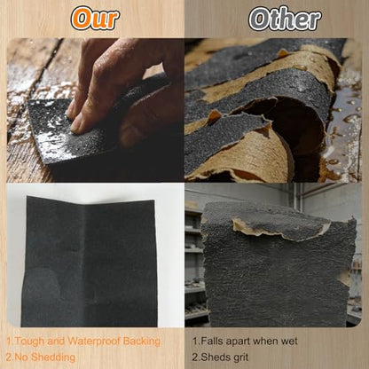 45 PCS Wet Dry Sandpaper 80-5000 Grit Sheets for Polishing & Finishing - color: 80-5000G, size: 9x3.6 Inch