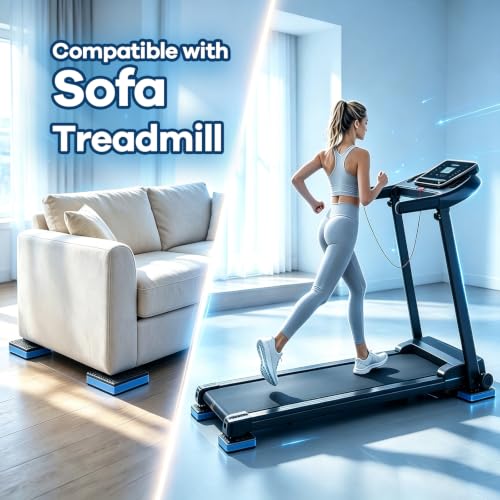 4pack Vibration Isolation Pads Heavy Duty Anti Vibration Pads for Treadmill 4 Inch X 4 Inch for Washer Air Compressor,Mechanical Vibration Damping Pads for Speakers/Sound Isolation Pads for Generator - size: 4'' X 4'' X 7/8"(Square)