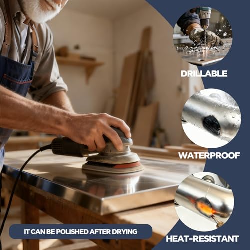 Putty Sculpt Clay Modeling Compound for Sculpting, Modeling, Building, Repairing, Epoxy Putty Self-Hardening Easily Repairs Metal, Wood, Tile, Ceramics Concrete Black 200g - color: Black