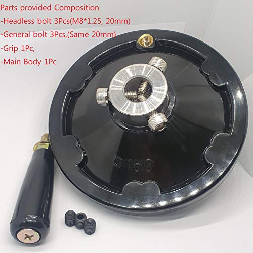 6" Ultimate Handwheel Fits 3/4" Shaft or Smaller - Table Saw, Lathe & More - size: 6" X 3/4"