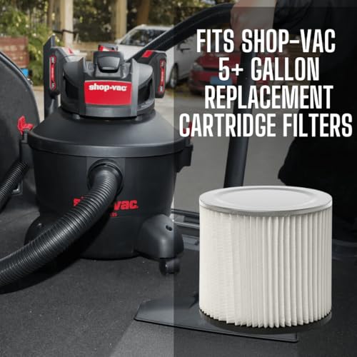 VacBagsUSA VF2007 Cartridge Filter Compatible with Shop-Vac 90304, 1pk